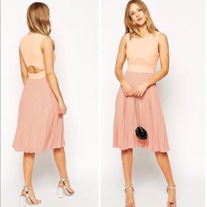 ASOS Pink Midi Dress
